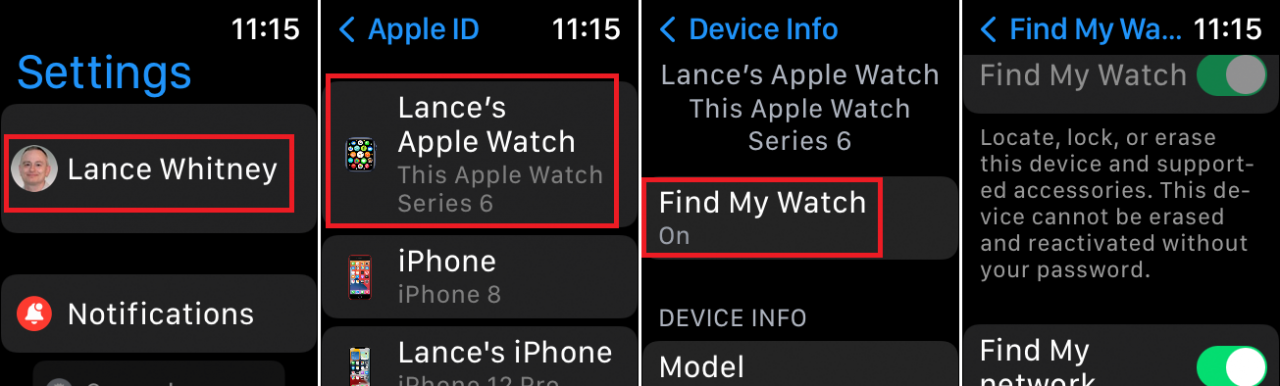 apple watch tracking