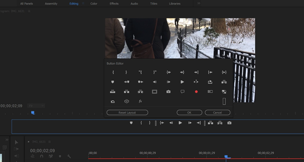 Customizable buttons in Premiere Pro