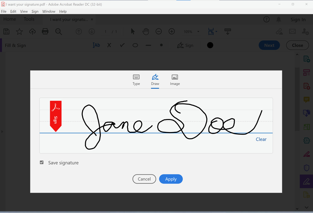 There are several ways you can create a signature